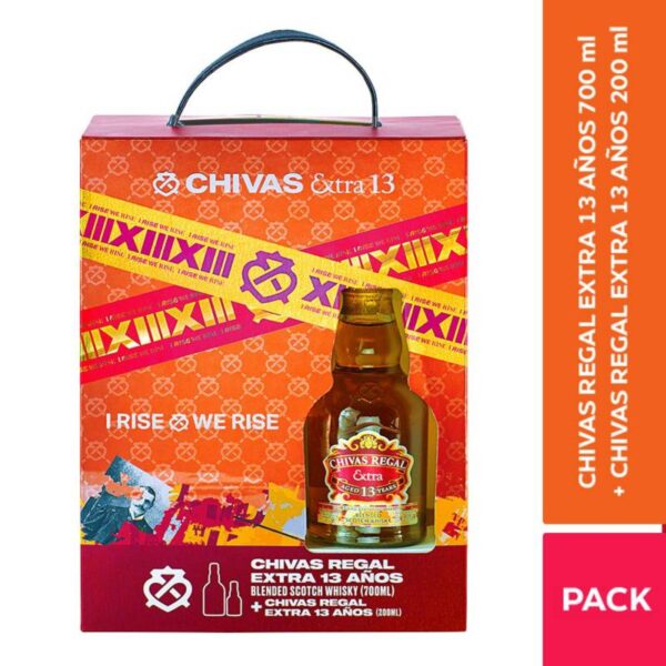 KIT CHIVAS 12 700 + CHIVAS 13 YO 200