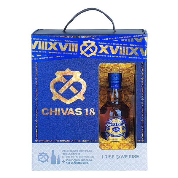 KIT CHIVAS 18 YO 700 + CHIVAS 18 200